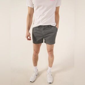 Chubbies Gray Flat Front Men Shorts